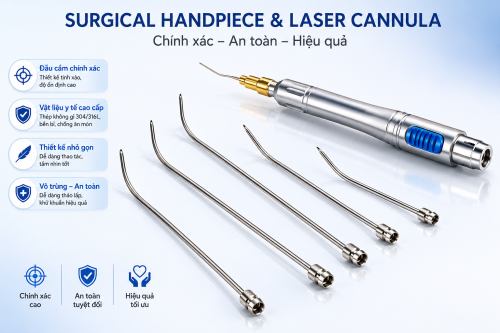 Tay cầm dây đốt Laser